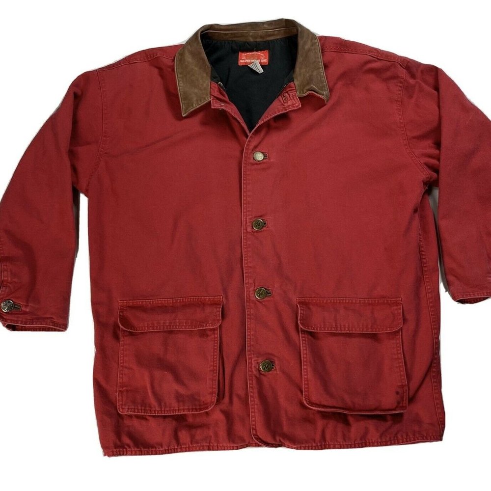 Marlboro Country Store Mens XL Field Coat Barn Red